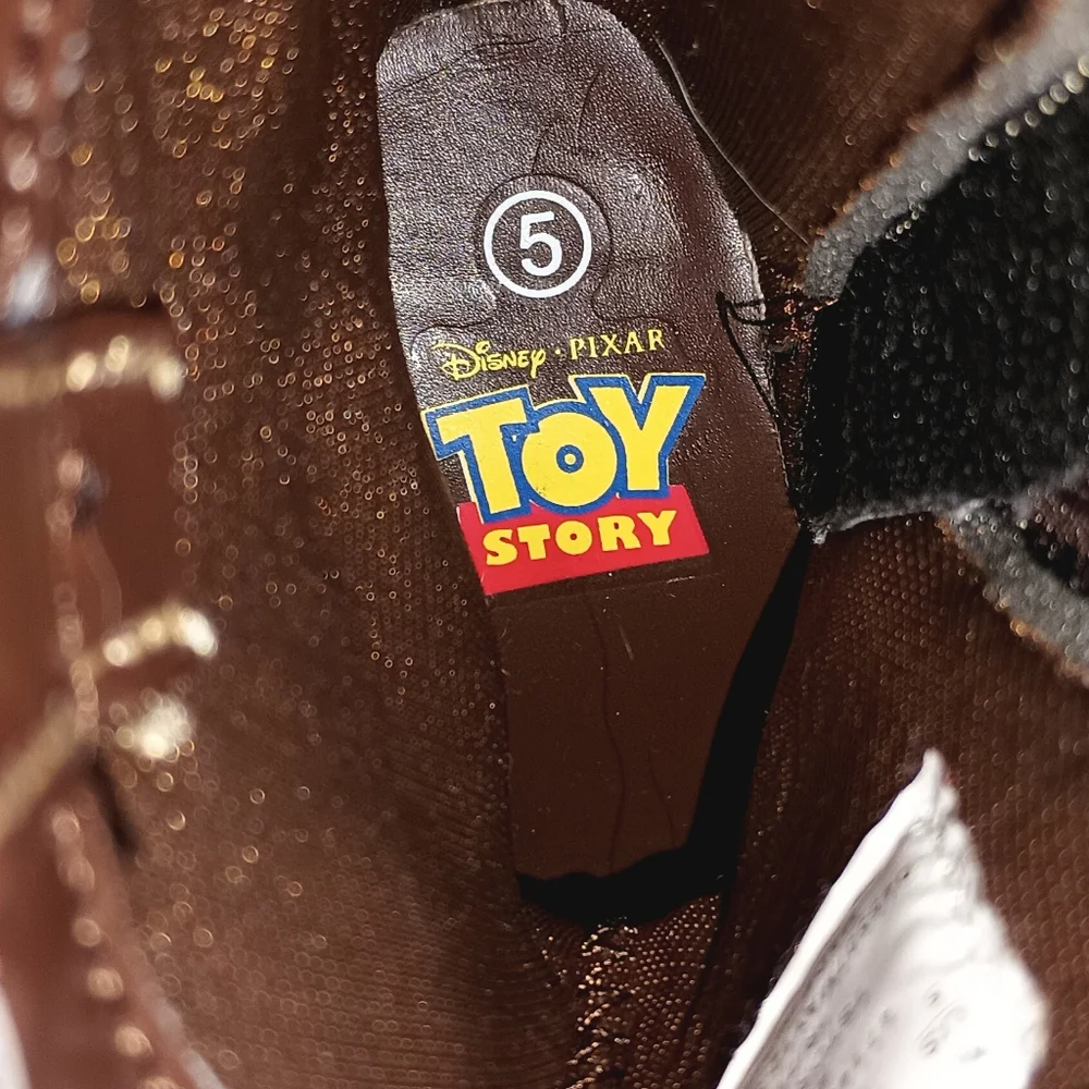Kids Disney Pixar‎ Toy Story Brown Light Up Cowboy Boots 5